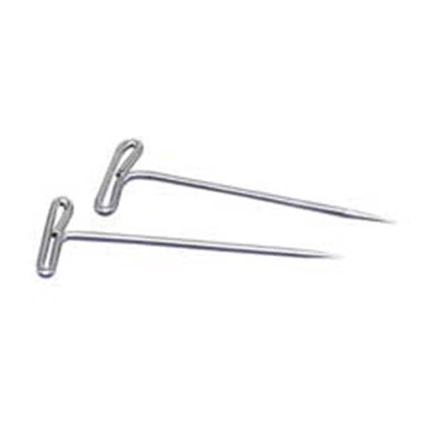 Tosafos Gem Office Products- LLC. T Pins- 2in. Length- .56in. Head Width- Silver TO128040 - main